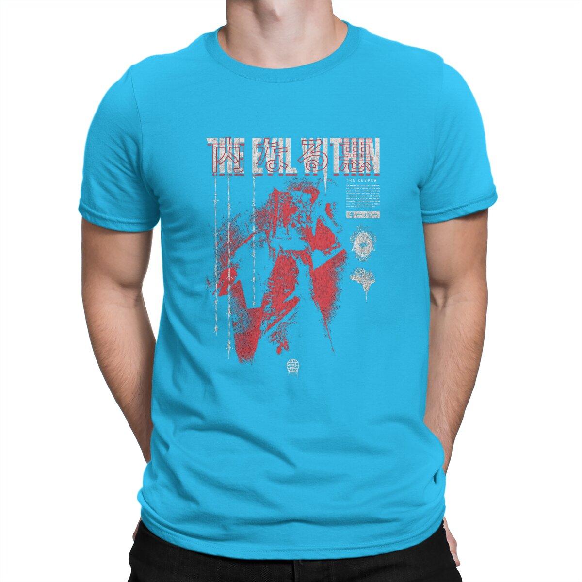 

Men The Keeper Evil Within T Shirts Scary Horror Cotton Clothing Fun Short Sleeve O Neck Tee Shirt Birthday Gift T-Shirts 4XL