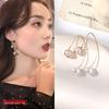 Large Retro 925 Pearl Earrings with Niche Ear Buckles for Women