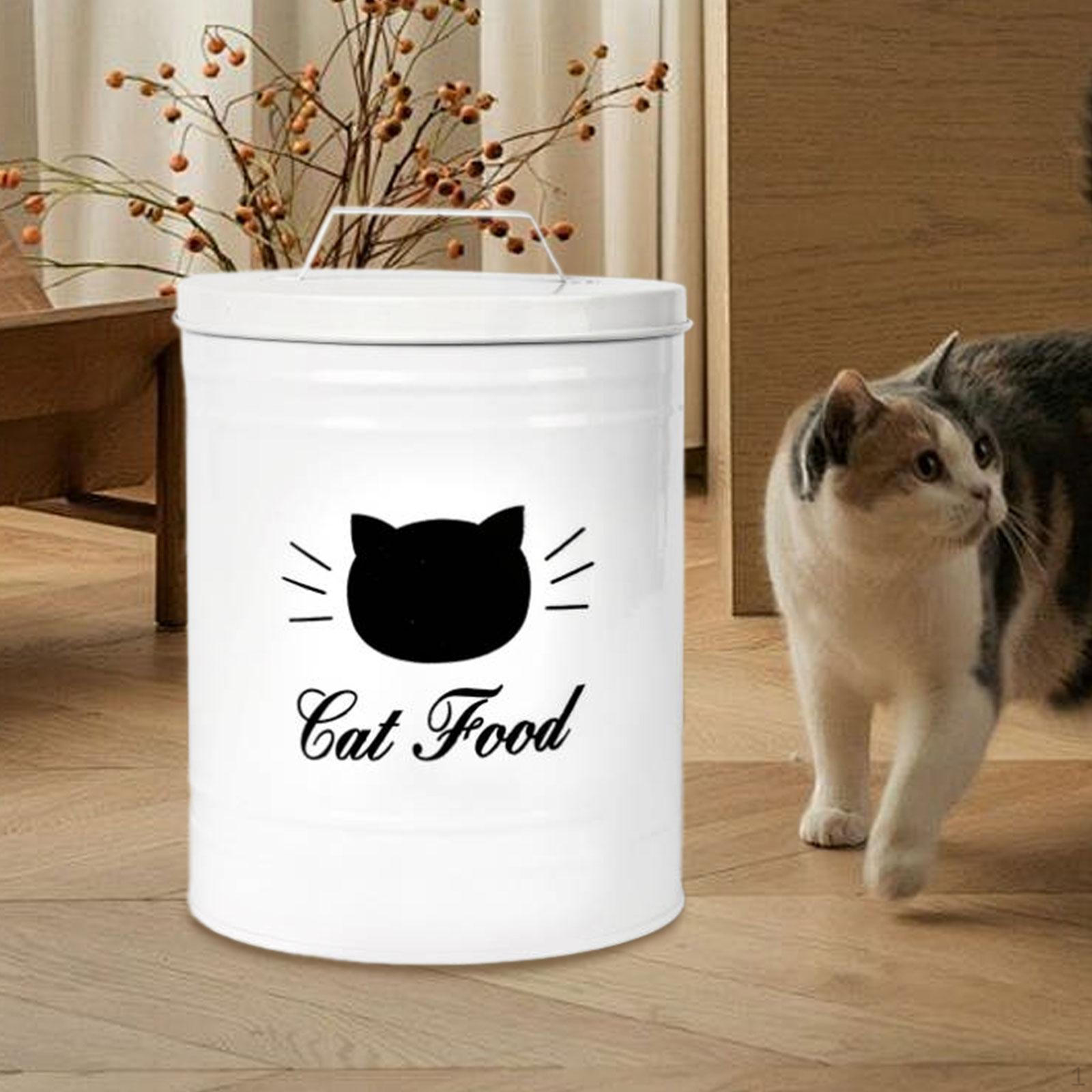 

Банка для печенья для собак Контейнер для корма для собак Прочный контейнер для лакомств для питомцев Хранение лакомств для фермерского дома белый