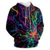 Amasnay Blue Flame Wolf Hoodies 3D Print Graphic Pullover Hooded Sweatshirt Hoodies with Big Pockets