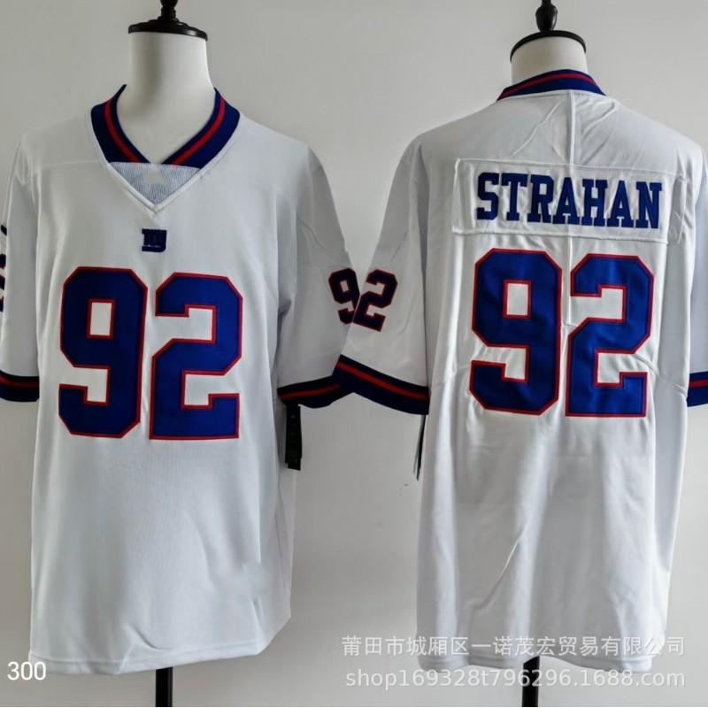 Mens Football Jersey Giants Team 1 8 JONES 26 BARKLEY 56 44 Embroidered Rugby Uniform