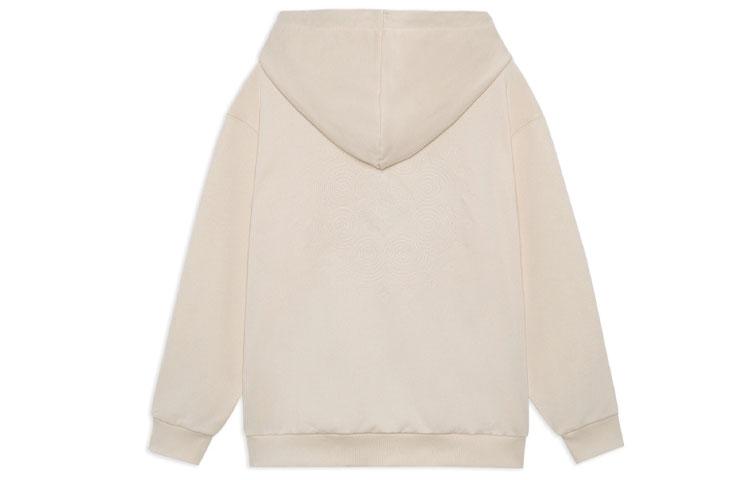 Li Ning Sweatshirts Unisex Beige Hooded Moderate Regular AWDS220-5