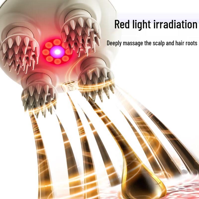 HEZHENG Trocken- & Nasskopfhaut-Massager