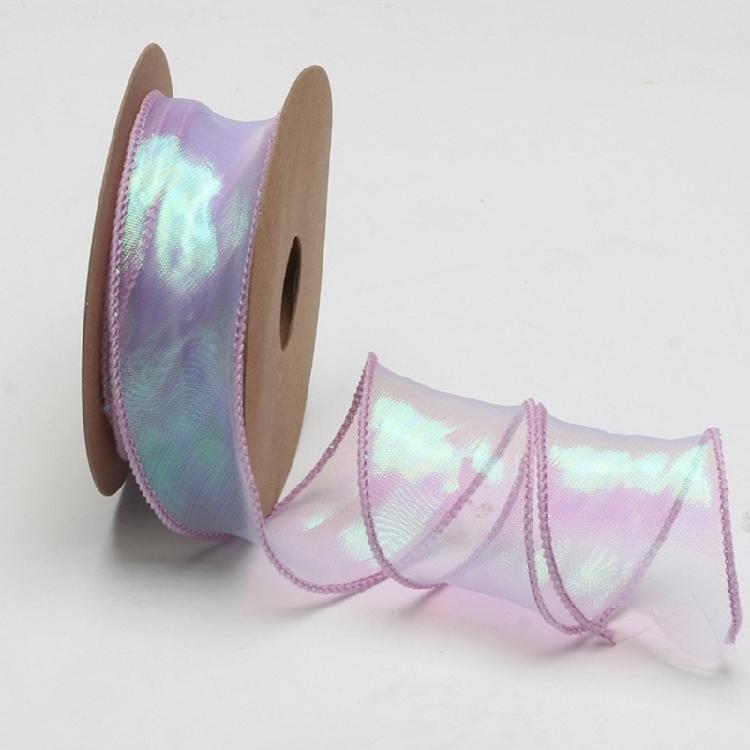 Sheer Organza Ribbon 40mmx9Meters Sheer Ribbon Decorative Ribbon for Craft Wrapping Bouquets Wedding Making Bows Wreath