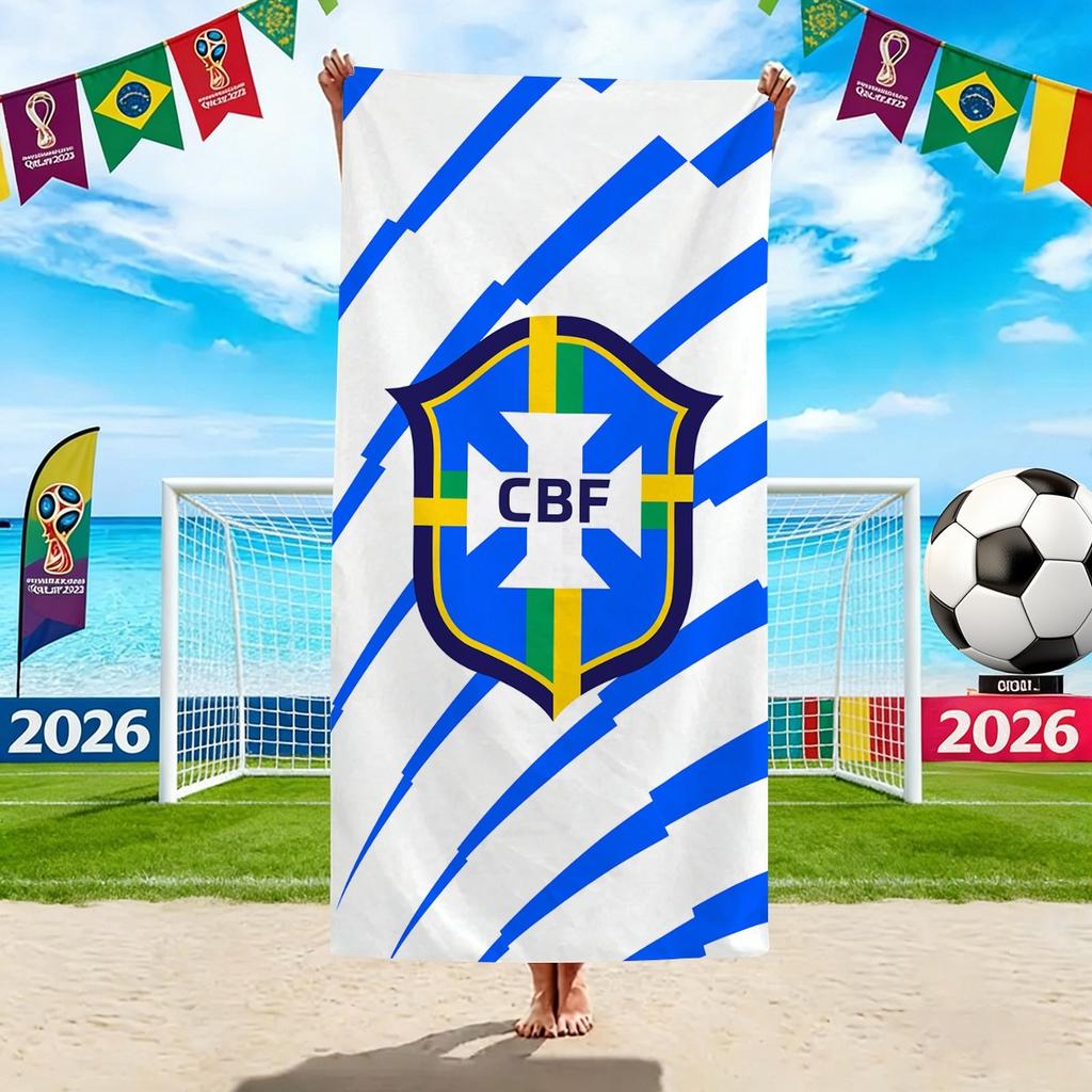 World Cup Beach Towels, Us-Canada-Mexico Football Team Microfiber Quick-Drying Absorbent Bath Towels, Sports Towels