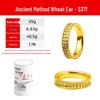 Ancient Wheat Ear Ring Twist Mold for DIY Gold & Silver Jewelry