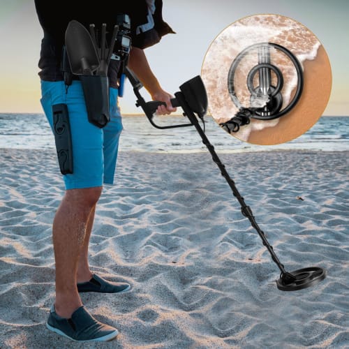 IP68 Waterproof Metal Detector with 3 Adjustable Sensor Modes, Underground Metal Detector for Treasure Hunting, Scientifically Advanced, Lightweight,
