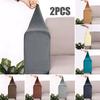 2PCS/Set Removable Armrest Cover Silver Fox Velvet Solid Color Elastic Dustproof Sofa Armrest Glove Stretchy Furniture Protector