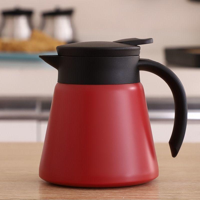 

European Style 304 Stainless Steel Insulated Water Bottle - Double-Layer Warm Pot for Home