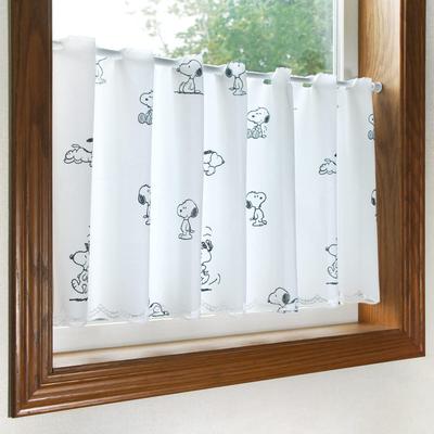 Noren Kobo Snoopy Waren Café-Vorhänge für kleine Fenster Raumteiler Vorhänge Einfach SNOOPY PEANUTS Breite 120 x Länge 45cm Café-Vorhänge Zufällig