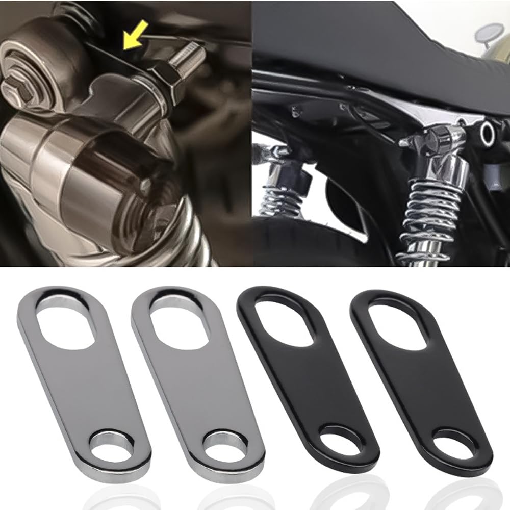Set of 4 Motorcycle Front Rear Turn Signal Stay Base