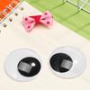 6PCS Self Adhesive Black White Googly Eyes Large Googly Eyeballs  for Halloween  Decoration