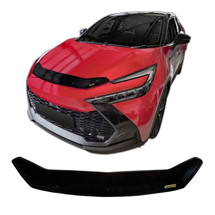 Scoutt | Hood Protector Deflector For Toyota C-HR Since 2023, Aerodynamic, Easy Assembly, No Drilling Required