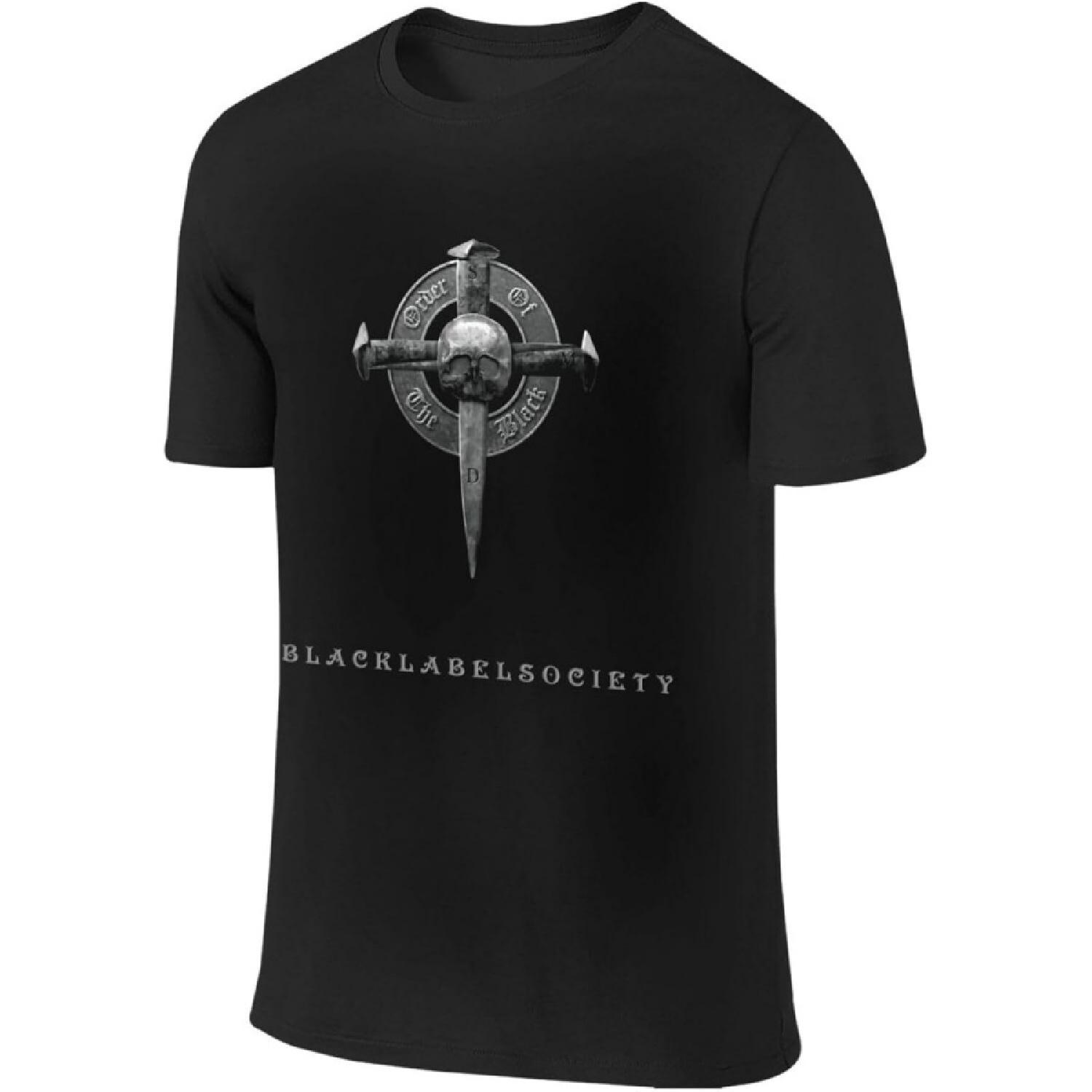 

POLNWZWA Men s T Shirts Black Label Society Crewneck Cotton Short Sleeve Sport Tees Running Athletic for Men(1) XXXXXL різнокольоровий