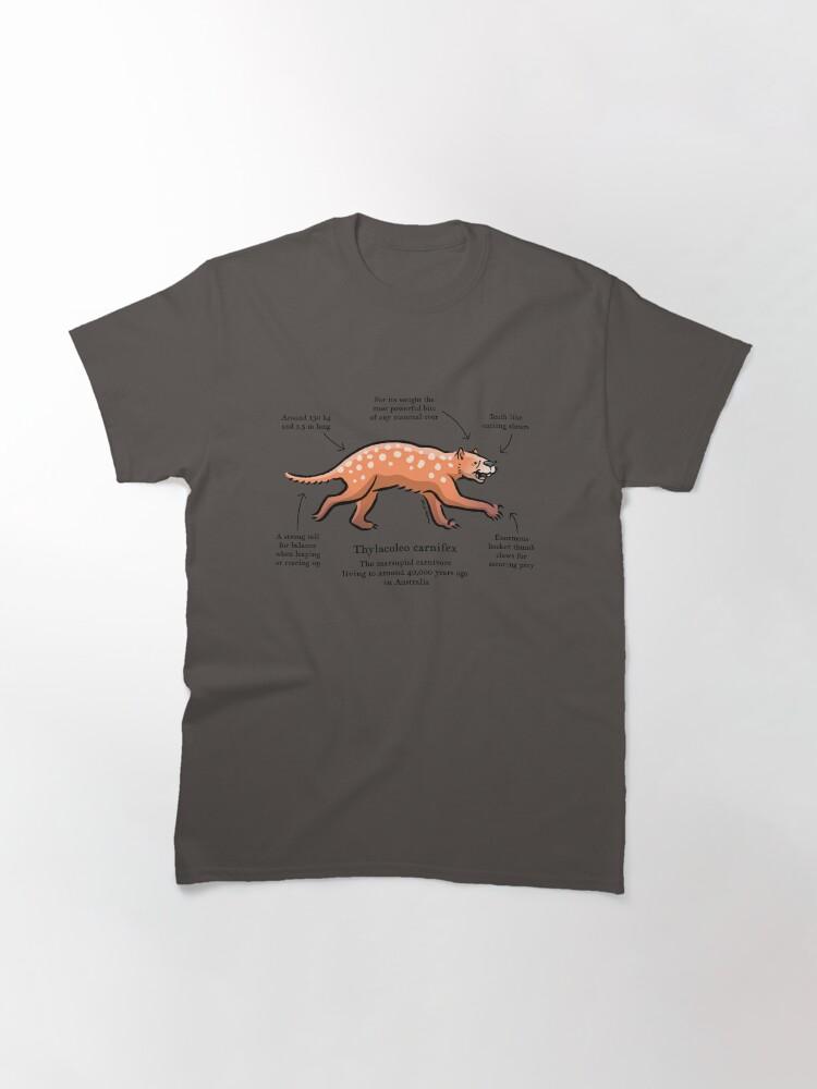 Ice Age Thylacoleo Carnifex the Marsupial Lion Classic T-Shirt
