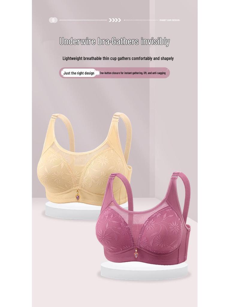 Plus Size Strapless Adjustable Support Bra: Minimizer, Comfortable, Breathable, Uplifting