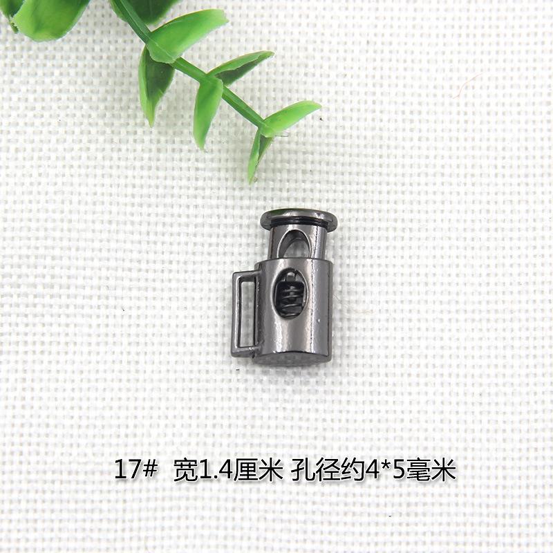Clothing Metal Spring Buckle Buckle Rope Buckle Alloy Pig Nose Buckle Down Jacket Bell Rope Buckle Elastic Buckle