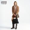 Teenie Weenie Women's Retro Collegiate Stand-Collar Fleece Jacket