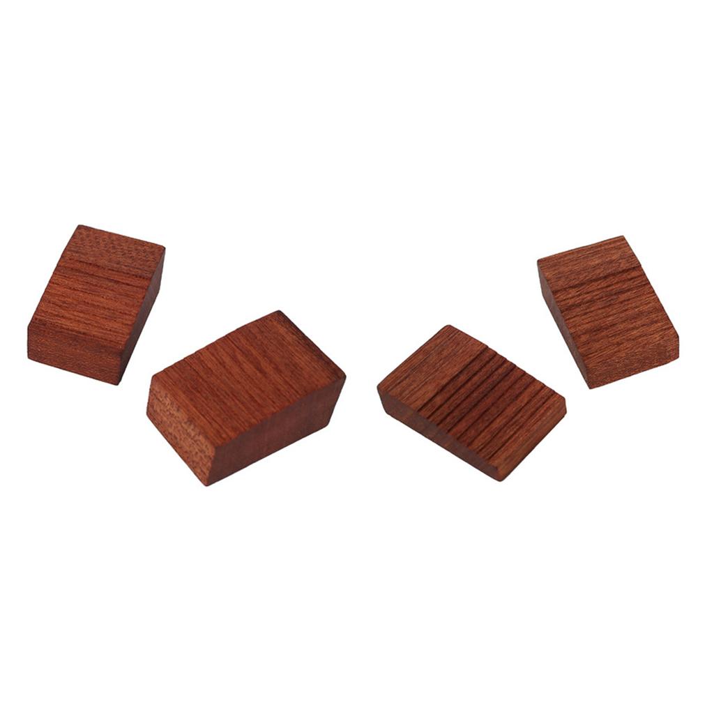 4Pcs Floating Tremolo Set Up Blocks Wood Electric Guitar Tremolo Slider 4 Sizes Wood Guitar Floating Tremolo Trem Wedge