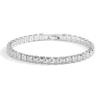 Unisex Hip-Hop 4mm Zircon Tennis Bracelet - European & American Trend
