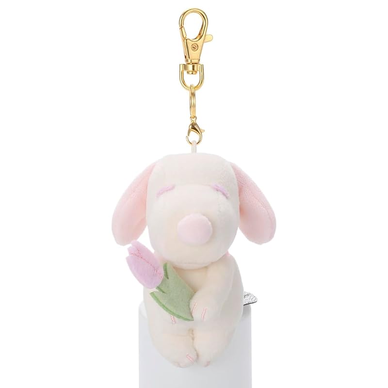 Takara Tomy Arts Peanuts Chokkori Thank You Mascot Snoopy (Tulip) Height: Approx. 10cm