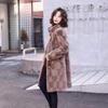 Winter Women's Thickened Warm Faux Fur Long Coat