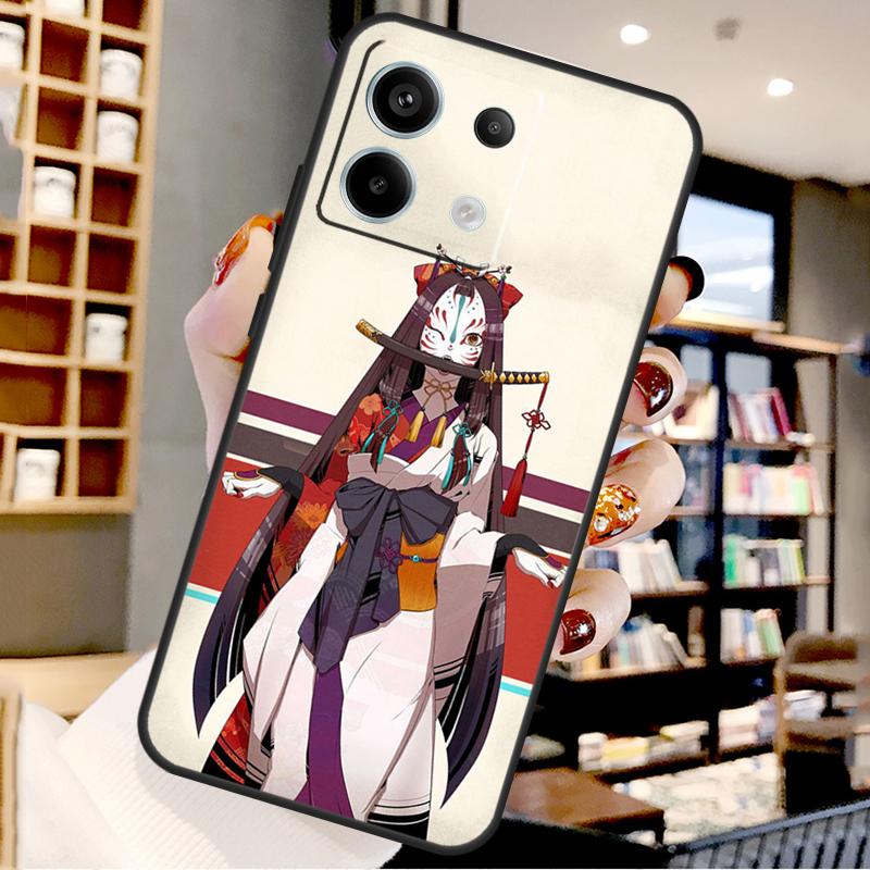 Japanese Style Anime Fox For Xiaomi Redmi Note 14 Pro 9 10 11 12 13 15 Pro Plus Case For Redmi 15 15C 14C 12C 10C 13C