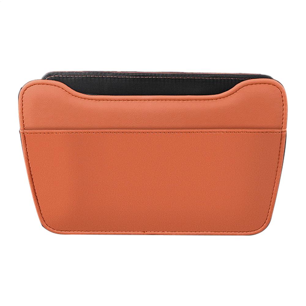 Car Seat Storage Bag Seat Back Storage Bag Non-slip Sunglasses Holder Large Capacity Auto Garbage Bin For Outdoor Commuting