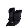 Schaffell-Edition~ High-End Locker Hohe Ritterstiefel Mode Vielseitig Spitz Innen Damen Plissierte Stiefel mit Fell
