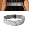 Unique Waist Belt Oversized Underbust Glittering Belt for Stage Dancers Costume Jewelry Waist Body Jewelry Trendy Belt