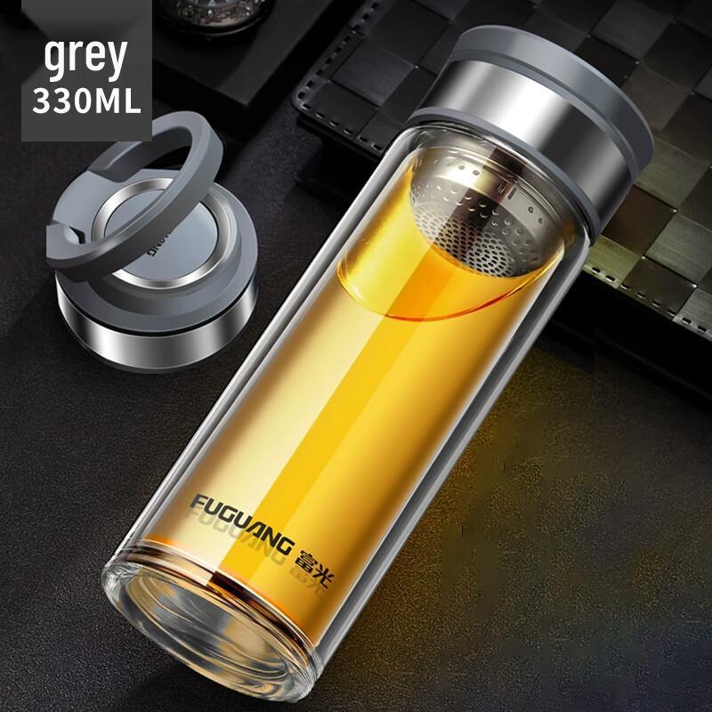 FUGUANG Double-Layer Glass Tea Infuser Cup 330ml