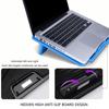 Laptop Coolers Large Size For Notebook Two USB LED Quiet Laptop Cooling Pad 6 Speed Adjustable Laptop Coolers Stand
