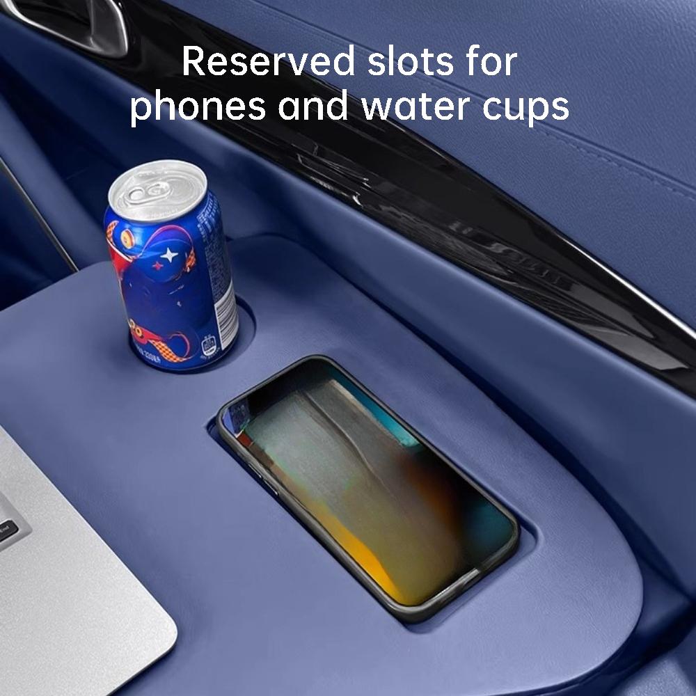 For Geely Galaxy E5 eMas 7 Car Foldable Table Board Vehicle Mounted Desk Storage Organization Interior Office Accessories