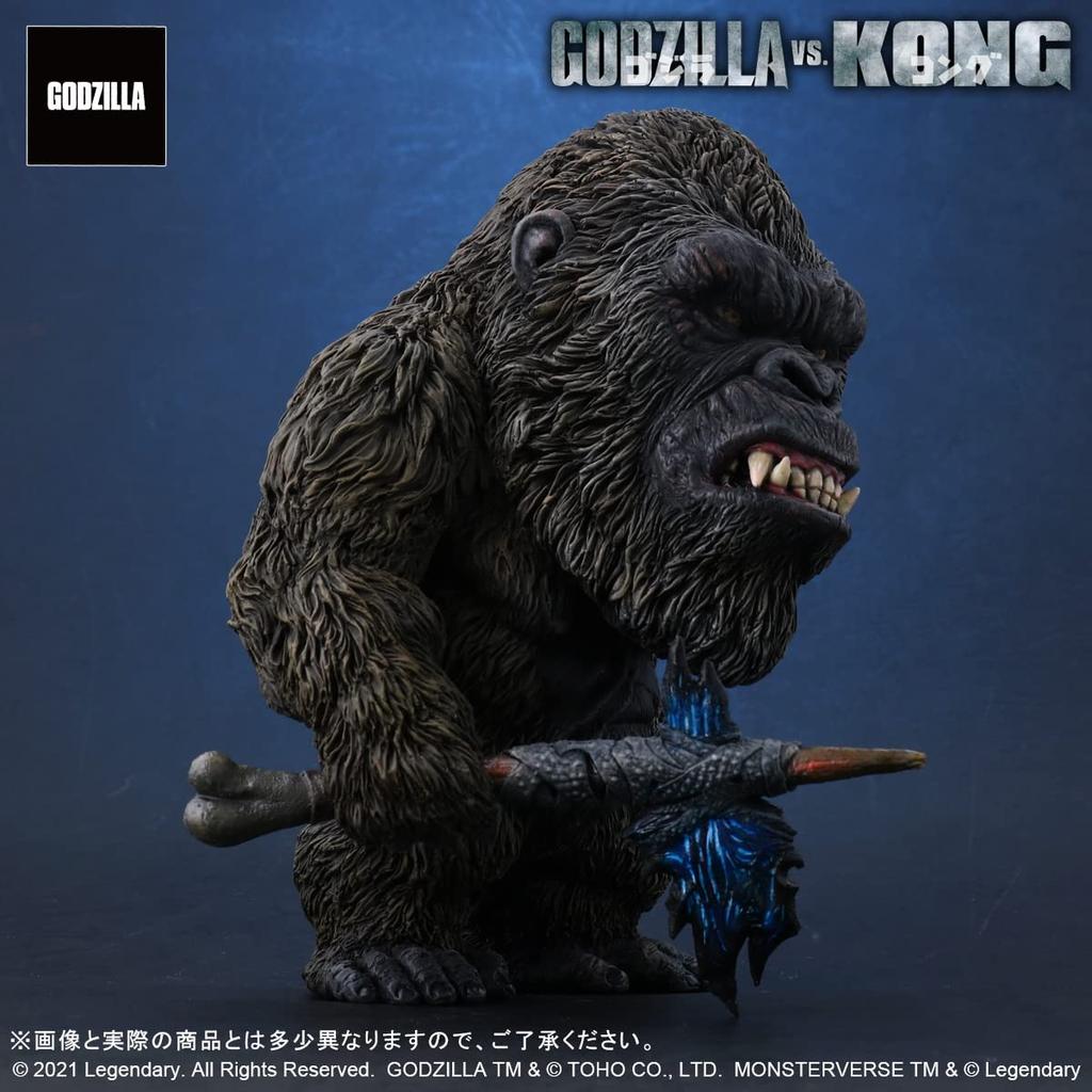 GARAGE TOY KONG FROM GODZILLA KONG General distribution version Height 150mm PVC painted finished figure X-PLUS Defo-real VS. (2021) approx.