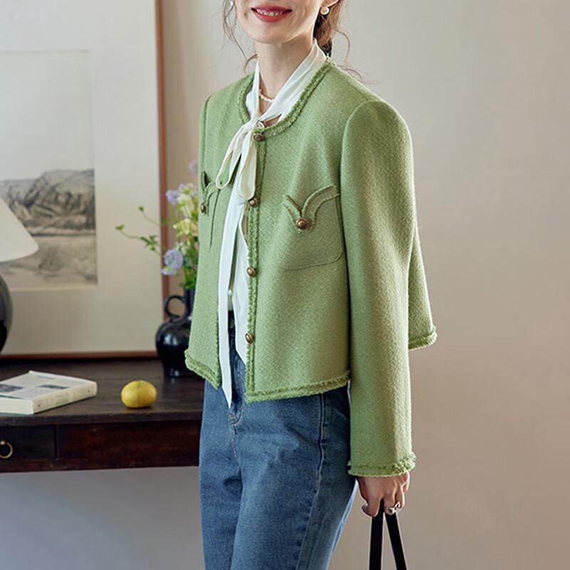 

Tatu Women s Single-Breasted Short Cardigan L