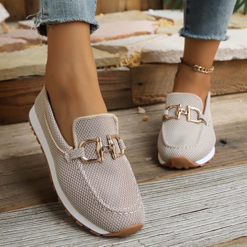 **Fashionable Hot Selling Sexy Loafers for Women Spring and Autumn New Round Toe Thick Sole Comfortable Casual Sports Shoes