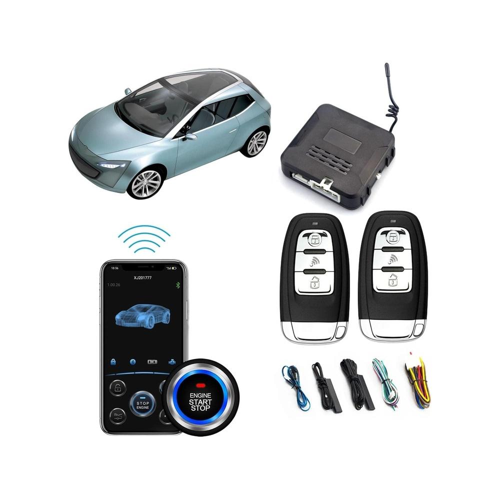 Keyless Entry Passive Keyless Entry Car Push Start Engine Start Stop Auto Ignition Button Keyless Entry System Engine Start Module Remote Engine Cont