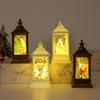 Santa Claus Snowman Glowing Christmas LED Light Portable Cute Xmas Tree Pendant Christmas Castle Exquisite Xmas Decor Party