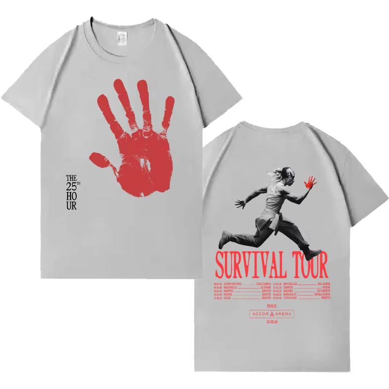 Singer Riles 2026 Tour Fashion Short Sleeve ST Shirts Unisexs Harajuku Pure Cotton Cozy Tshirt Casual Loose Tee Shirts