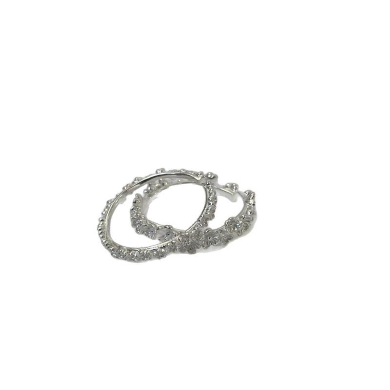 Korean Floral Ring: Light Luxury, Adjustable, Stackable, Simple Fresh Design