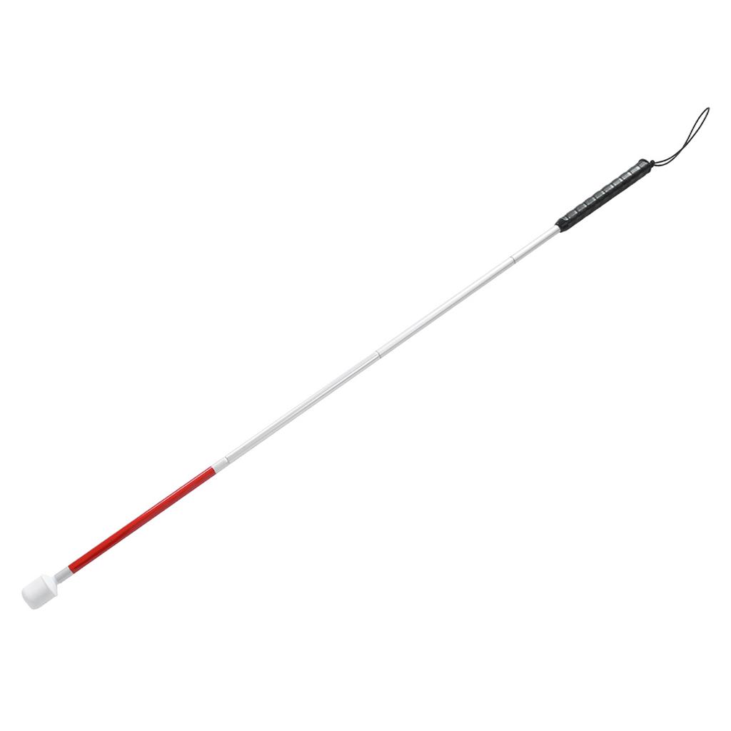 Folding Foldable Reflective Cane Crutch Portable Anti Shock Guide Walking Stick Blind People
