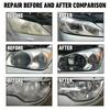 Premium Autoscheinwerfer-Restaurationsset - Universelle Scheinwerfer-Restaurations-Politurcreme, repariert Vergilbung, Beschlagen und Oxidation