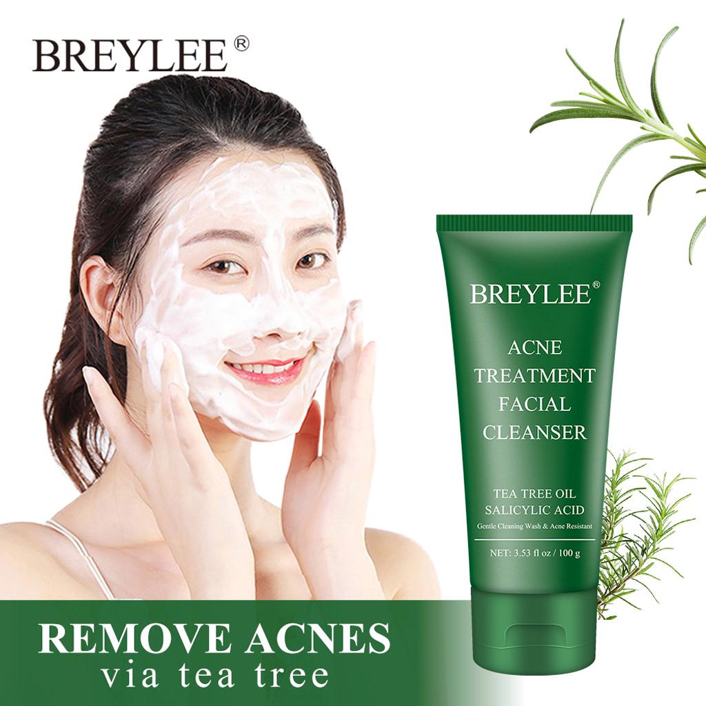 Natural Facial Cleansing Foam Oil Control Acne Cleanser