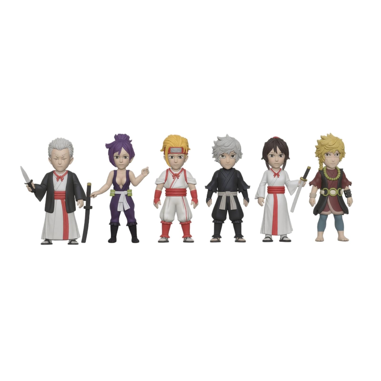 

Set of 6 Collectible Anime Style Action Figures with Detailed Outfits and Accessories for Display and Collection One Size