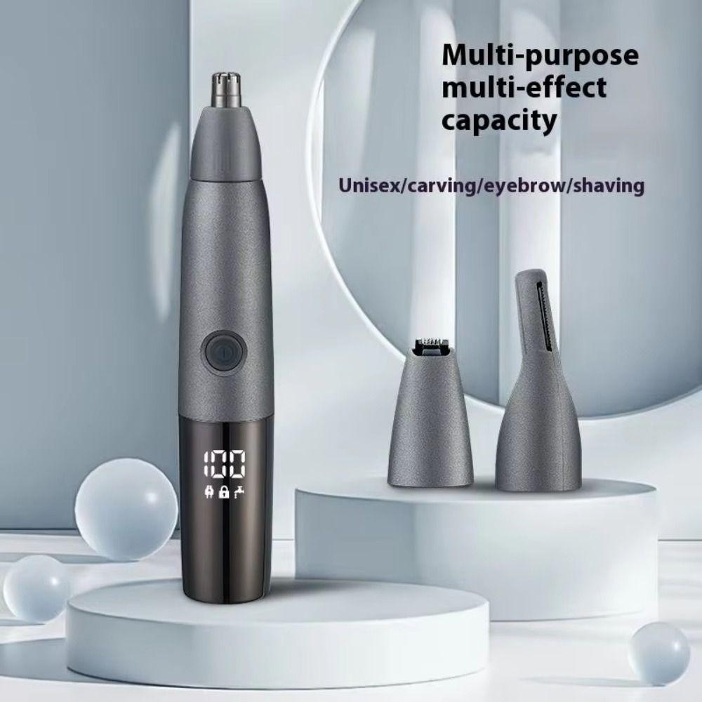 Gentle Eyebrow Trimmer Painless Nose Hair Remover Electric Nose Hair Trimmer  Wet and Dry Hair