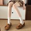 Retro brown flat bottom women's new autumn versatile loafer single shoes