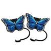 2Pcs Straw Cover Beautiful Butterfly Shape Silicone Straw Lid Food-grade Straw End Plug for Home Party Bar