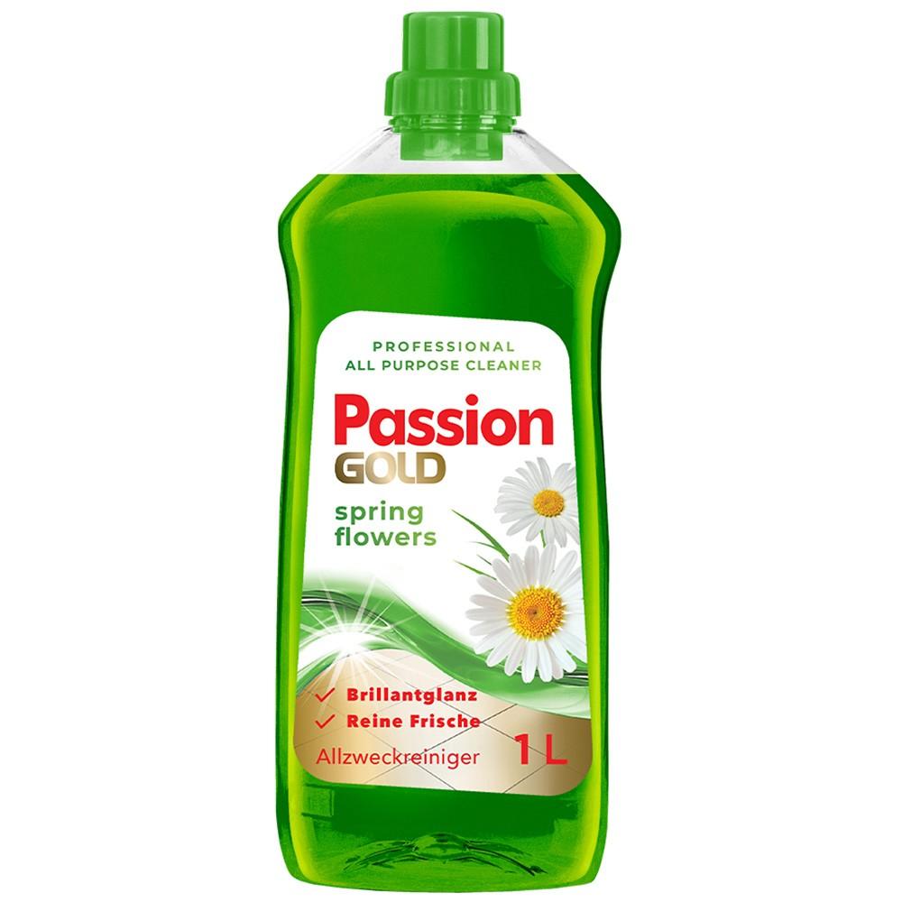 Passion Gold Uniwersalny Płyn Do Mycia Podłóg Wiosenne Kwiaty 1 L