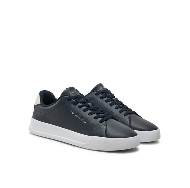Мужские кроссовки Tommy Hilfiger Th court lth detail ess fm0fm05367 granatowy