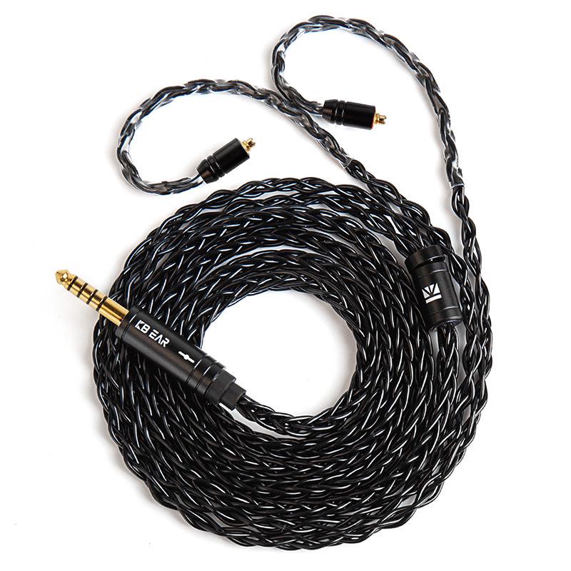 2025 KBEAR ST-12plus Earphone 2m 8-Core OFC Balanced Upgrade Cable